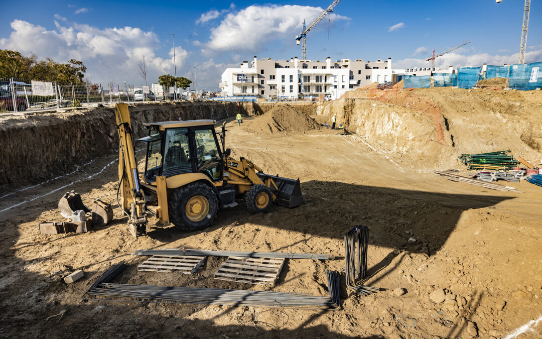 FOTOS OBRAS  FASE I . Vaciado y Saneamiento.
