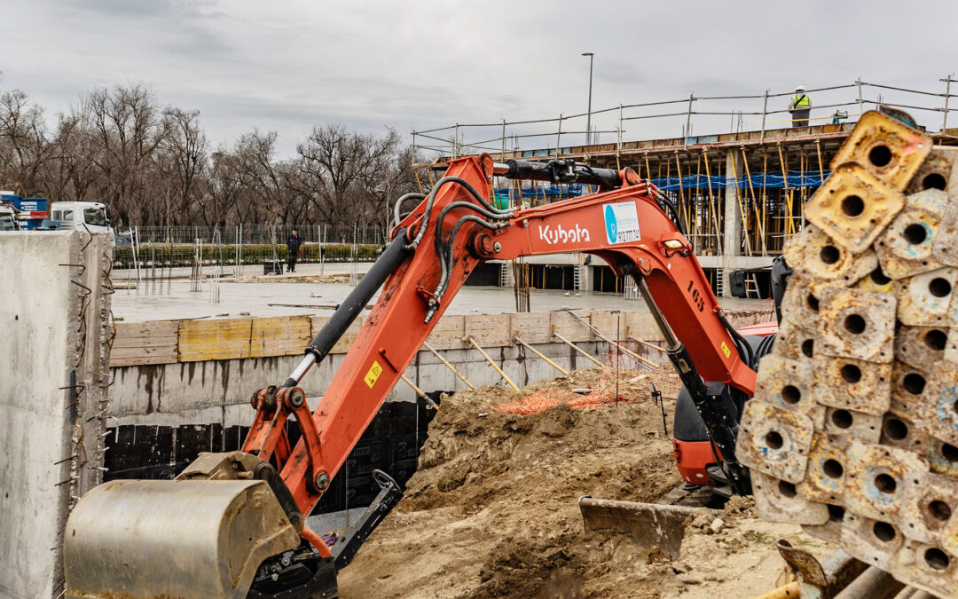 FOTOS OBRAS  FASE II . Planta sótano finalizada.